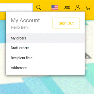 My Account Options